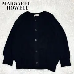 MARGARET HOWELL MHL. コットン カーディガン ブラック