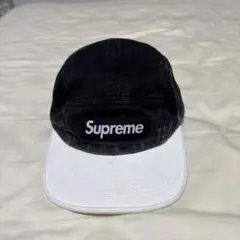 supreme pigment 2-tone camp cap black