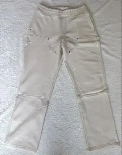 新品✨メンズZARAクリーム色カーゴパンツ