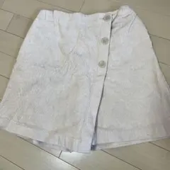 UNIQLO コーデュロイキュロット 150 クリーム色