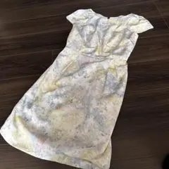 Apuweiser-riche 多色 花柄 半袖ワンピース