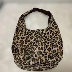 ヒョウ柄　　ワンショルダー　　トートバッグ