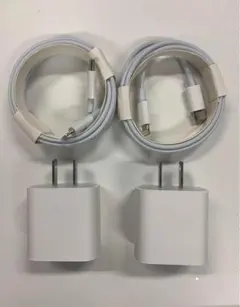 iPhone タイプc ケーブル2m 1.5m 20w 急速充電器  2セットa