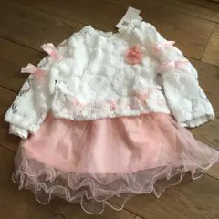 新品未使用　ワンピース　セットアップ　ピンク　女の子　キッズ　長袖　フォーマル