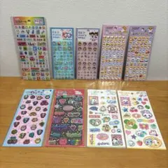 シール タイルシール キラデコシール ぷっちりシール まとめ売り 9点セット