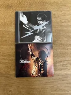 サイン入り）ギターウルフ ブラックレザー爆弾 レコード - メルカリ