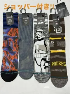 STANCE（スタンス）ソックス 4足セット L