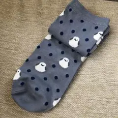 新品☆シマエナガ　水玉柄　レディースソックス 新品