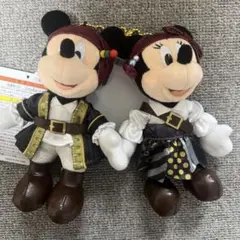 【お顔厳選☆】2個セット ミッキー ミニー ぬいば パイレーツオブカリビアン