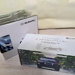 SUBARU　ノベルティ　レガシィ　ぶつからないミニカー　マグカップ　セット