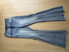 GYDA ハイウエストフレアデニム