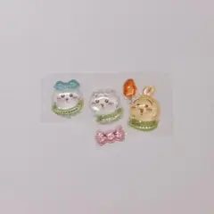 ちいかわ　劇場版　入場特典　ボンボンドロップシール　ぷっくり　ハチワレ　うさぎ