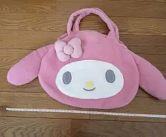サンリオ マイメロディ フェイス型フリースバッグ