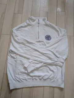 HUF ハーフジップトレーナー Lサイズ ホワイトのサムネイル