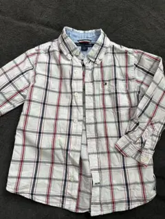 Tommy Hilfiger チェック柄長袖シャツ サイズ2T
