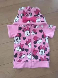 BABY DOLL ミニーマウス柄 パーカー 90