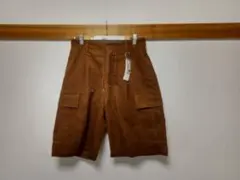 ブラウン カーゴショートパンツ