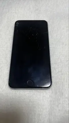 iPhone 6s Plus スペースグレイ ひび割れあり