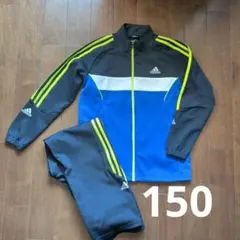 adidas アディダス ネイビー ジャージ 上下 セットアップ 150