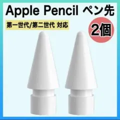 Apple Pencil 第1 / 第2世代対応互換替えペン先白 2個