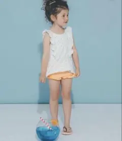 ユナイテッドアローズ　グリーンレーベル　水着　女の子　セパレート　100