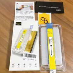 新品⭐️ iPhone 14 ガラスフイルム ガイド枠 カメラフィルム