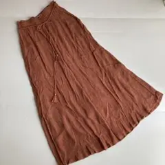 ROPE PICNIC オレンジ フレアスカート サイズ38 M