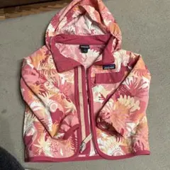 patagonia 花柄 フード付きジャケット