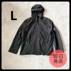 【美品】マウンテンパーカー 防風 防水 フード付 ブラック Lのサムネイル