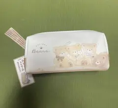 holidays bears くま柄 ペンケース 筆箱 リボン 仕切り付きのサムネイル