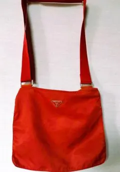 ◆PRADA 赤～オレンジ系ショルダーバッグ◆プラダ