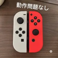 NintendoSwitch ジョイコン ホワイト/ネオンレッド
