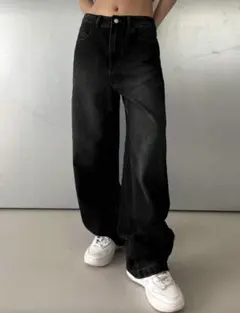 SHEIN DAZY ワイドレッグジーンズ XS