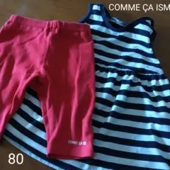 ベビーセットアップ　コムサイズム　　　ノースリーブワンピース　ベビー服のサムネイル