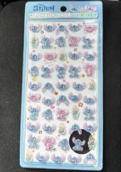 【正規品】スティッチ ボンボンドロップシール ミニ