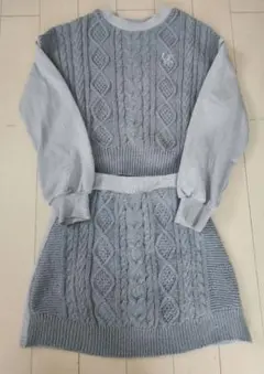 lovetoxic　 長袖ニット　スカート　セットアップ 150㎝