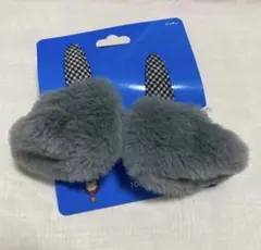 ディズニー パッチン ぬいぐるみ ヘアクリップ グレーのサムネイル