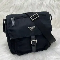 PRADA プラダ　ナイロン ショルダーバッグ　三角プレート　白タグあり