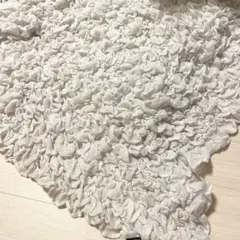 Francfranc リップル スロー　ブランケット　グレー系