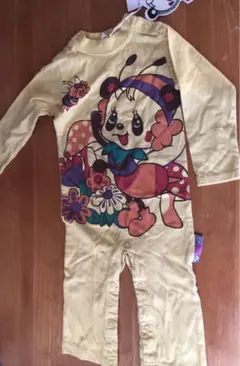 未使用　グラグラ　長袖　ロンパース 90cm