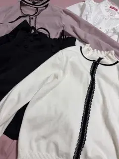 地雷系ブラウス、ニットまとめ売り