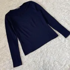 LAURA ASHLEY【XS】長袖カットソー/レディースロンT/ボートネック
