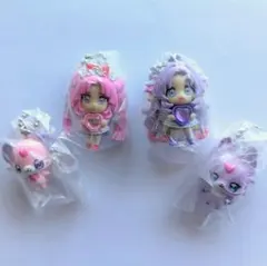 名探偵プリキュア！　名探偵スイング１　ガチャガチャ　マスコット　4点セット