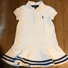 ラルフローレン ワンピース　白　3T