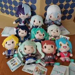 プロジェクトセカイ　ふわぷちマスコット　宵崎奏　望月穂波　星野一歌　日野森雫