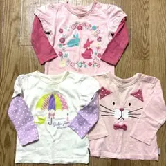 ☆GITA☆長袖Tシャツ 3枚セット！90センチ