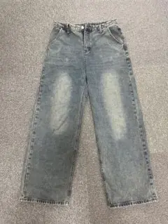 ワイドレッグパンツ デニム