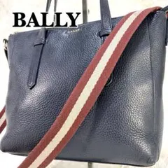 BALLY　ショルダーバッグ　トートバッグ　2way　トレインスポッティング　紺