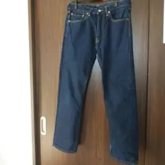 リーバイスストレートデニムインディゴブルーW32L33ウエスト約84股下約74