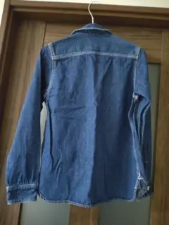 デニム長袖シャツ